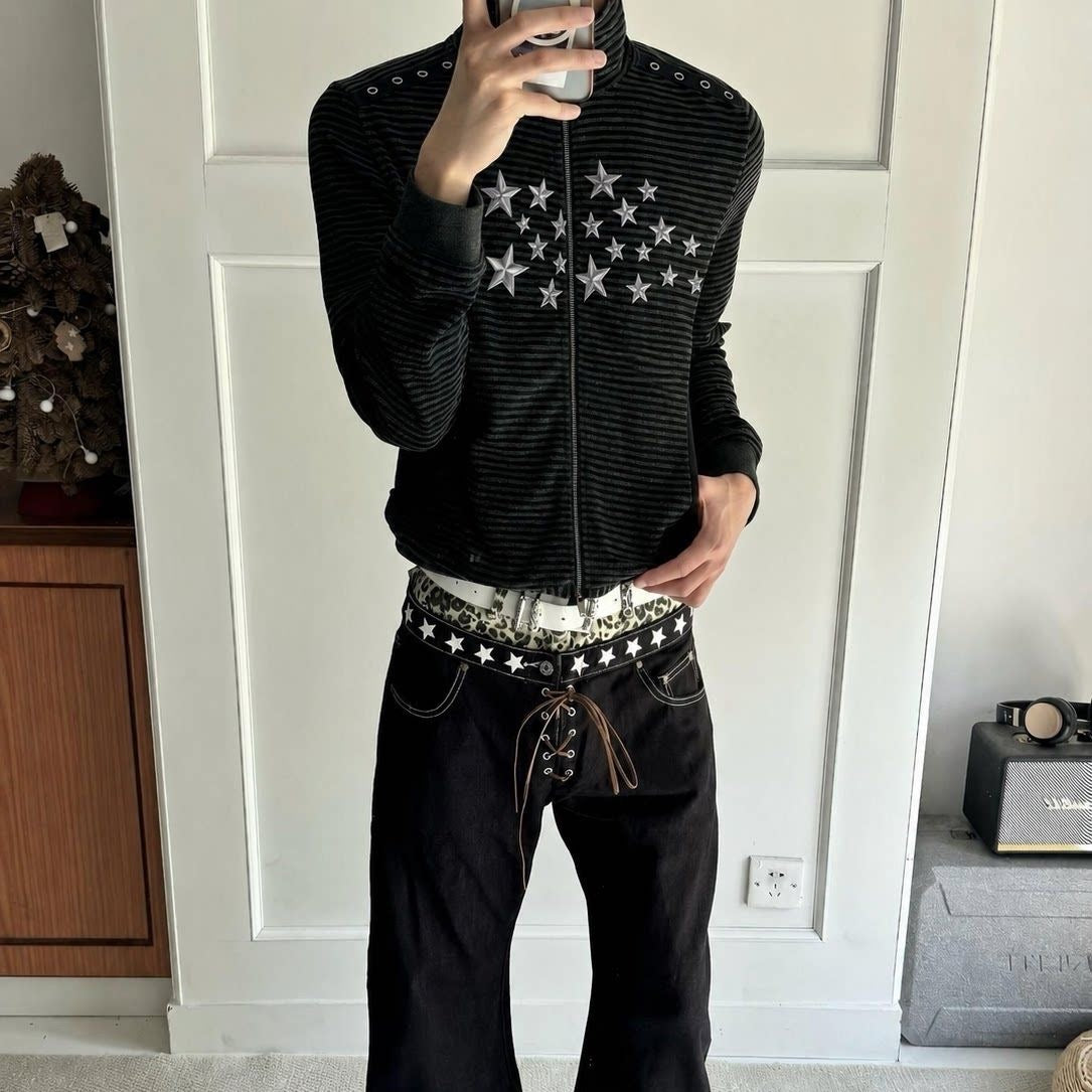 Y2K Star zip