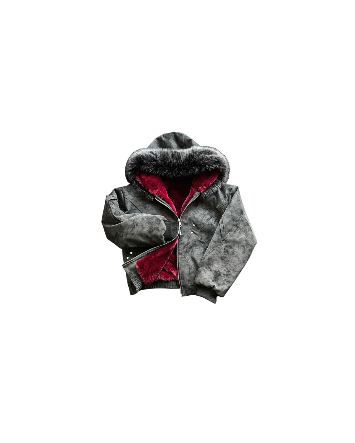 red inner jacket
