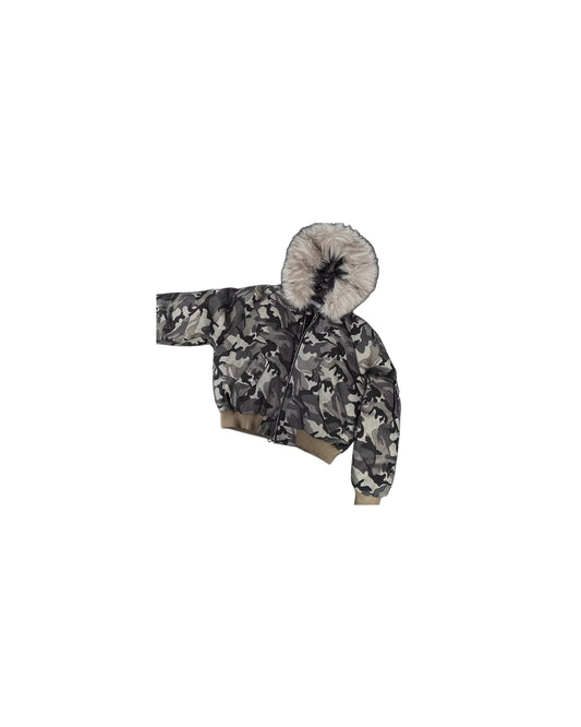 Camouflage bomber