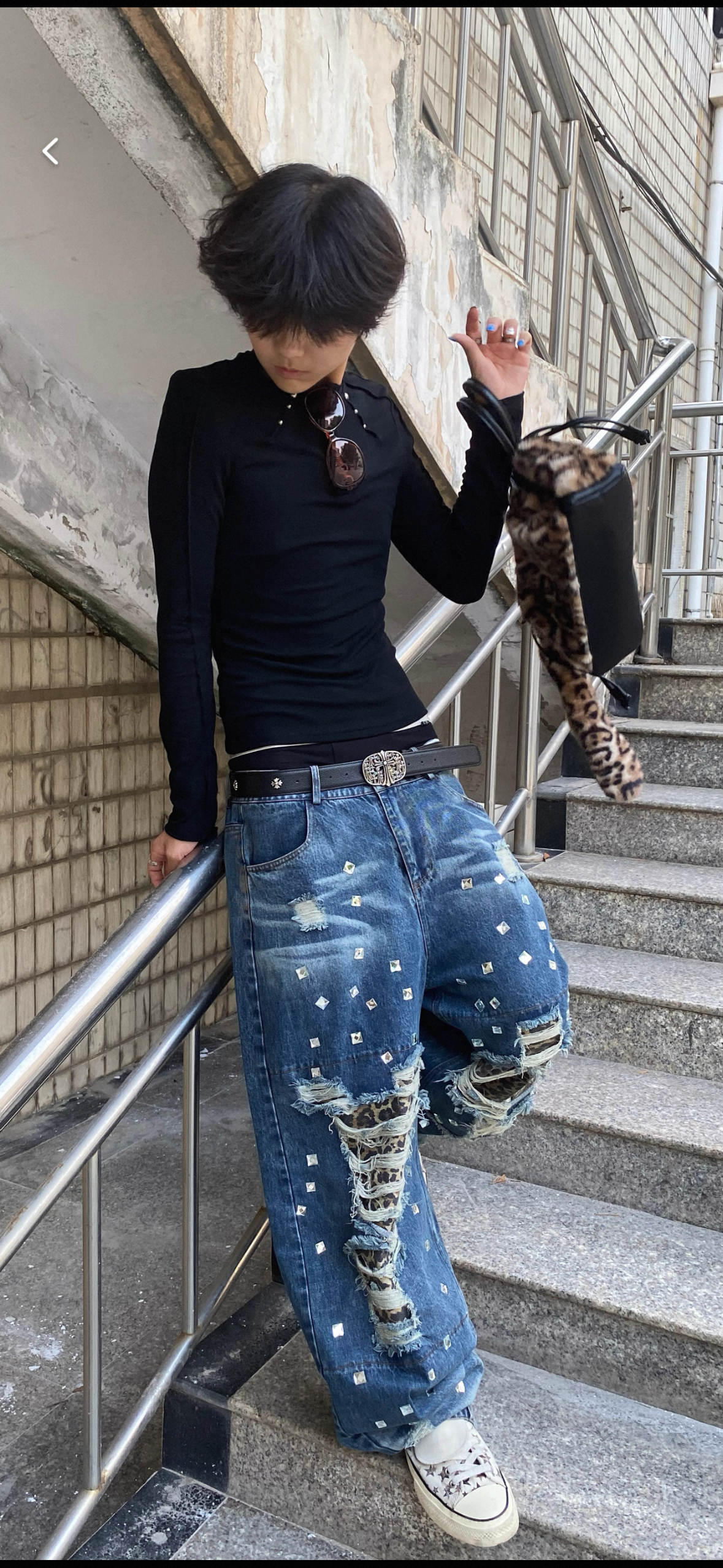 Chrome hearts belt
