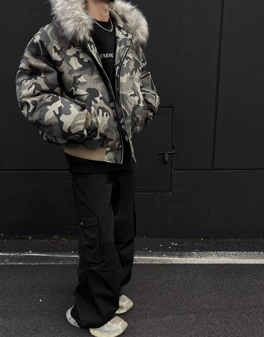 Camouflage bomber