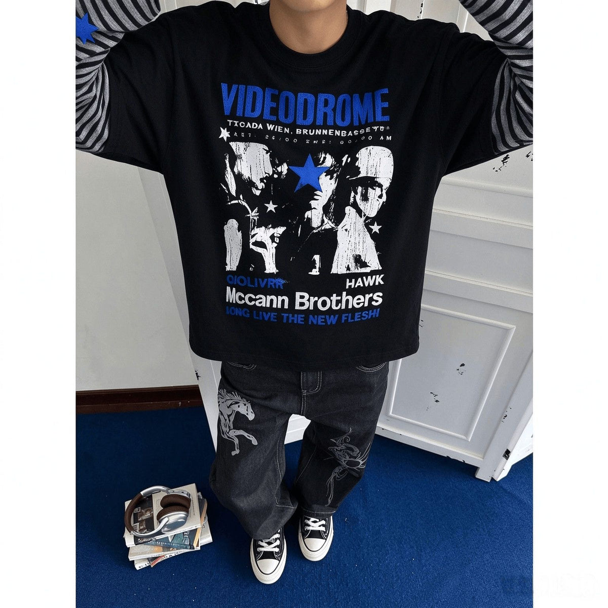Longsleeve rock top