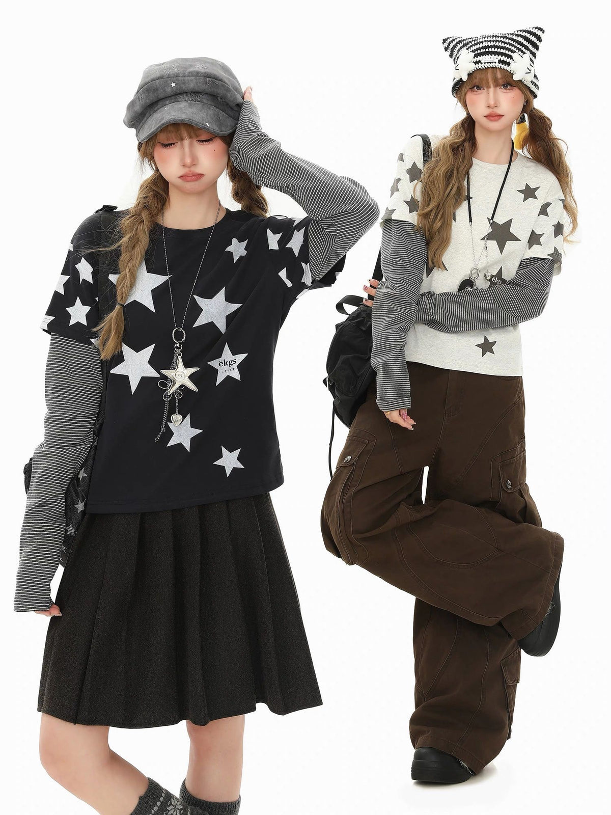 Star faux Long sleeve