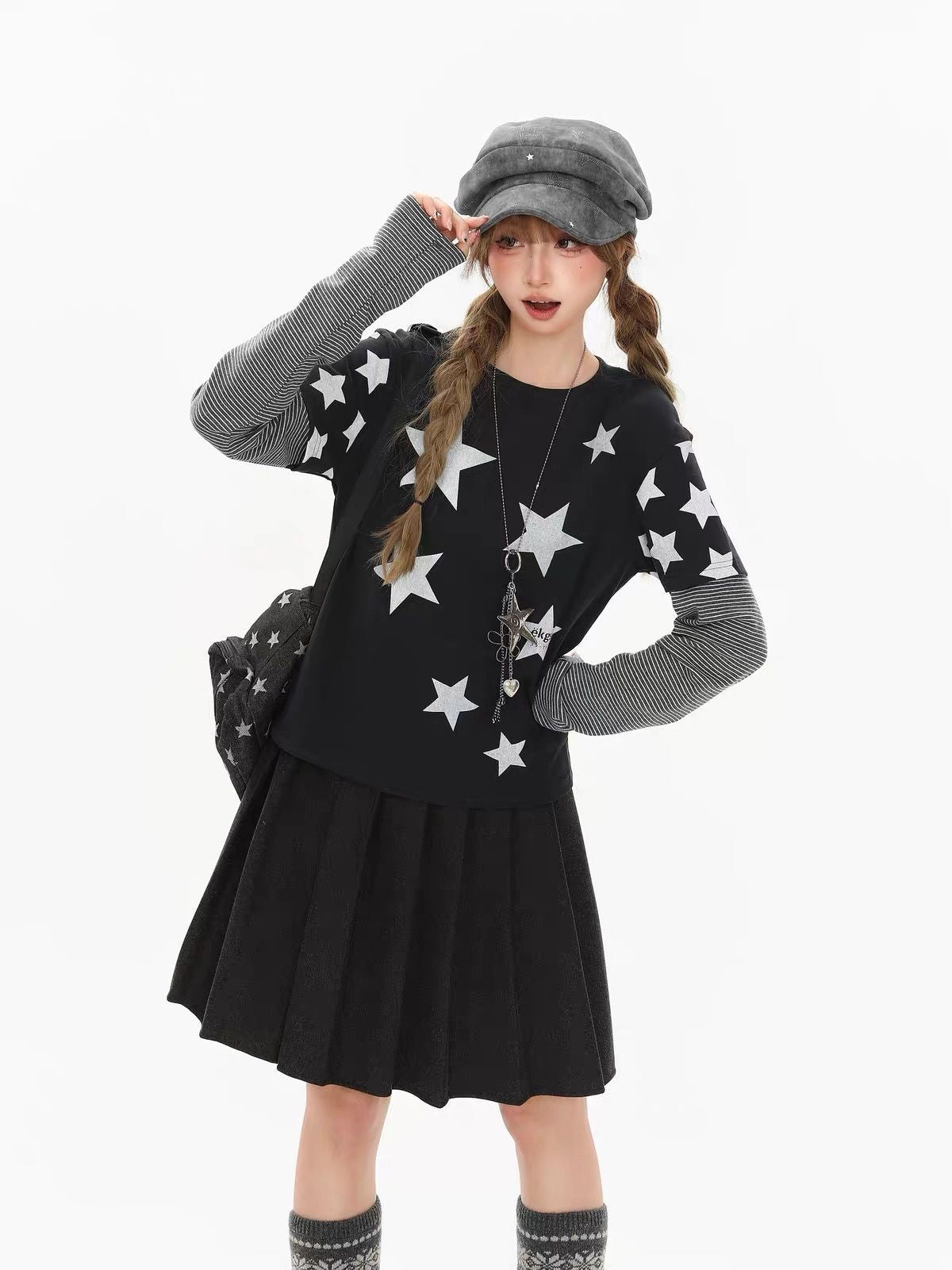 Star faux Long sleeve