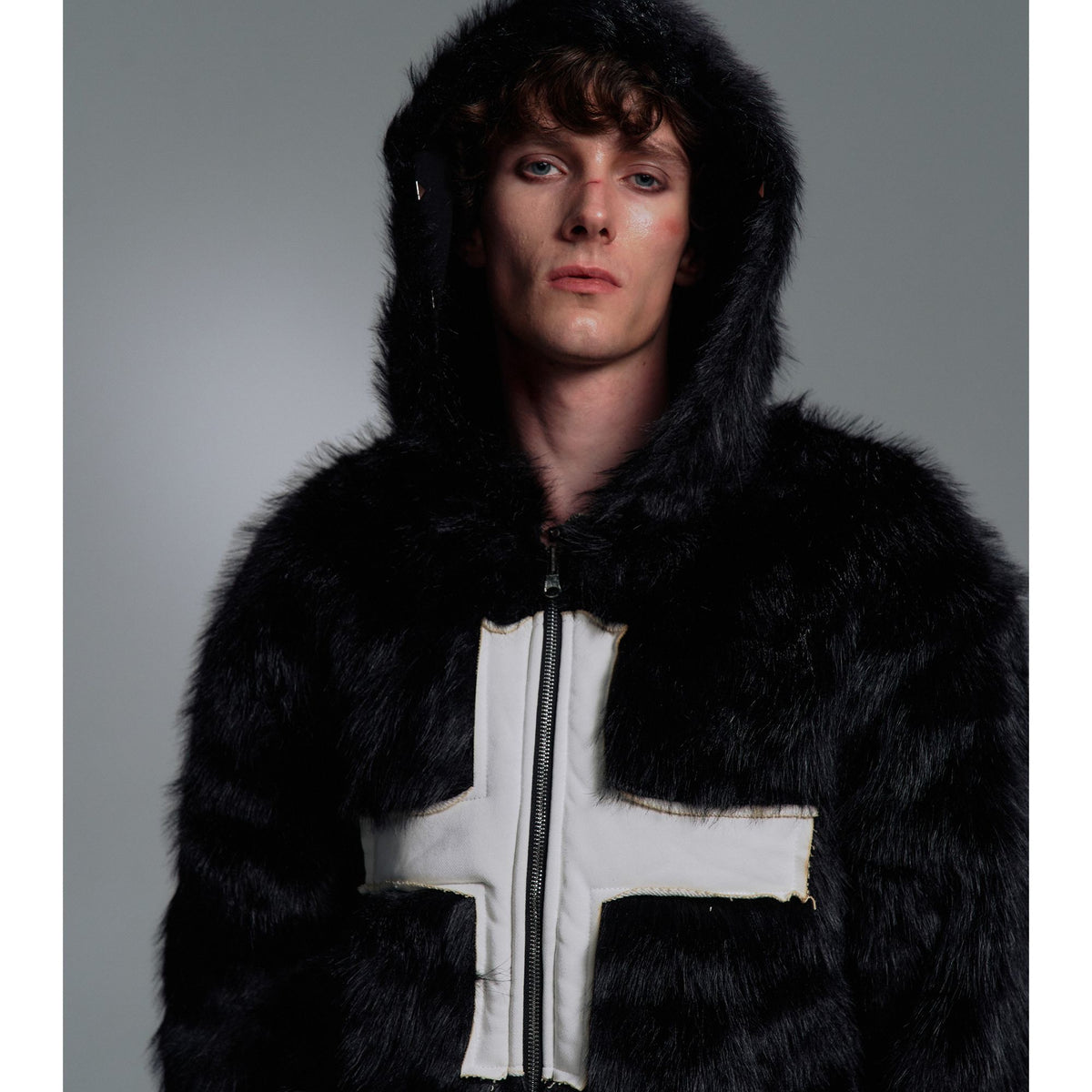 Winter faux fur coat