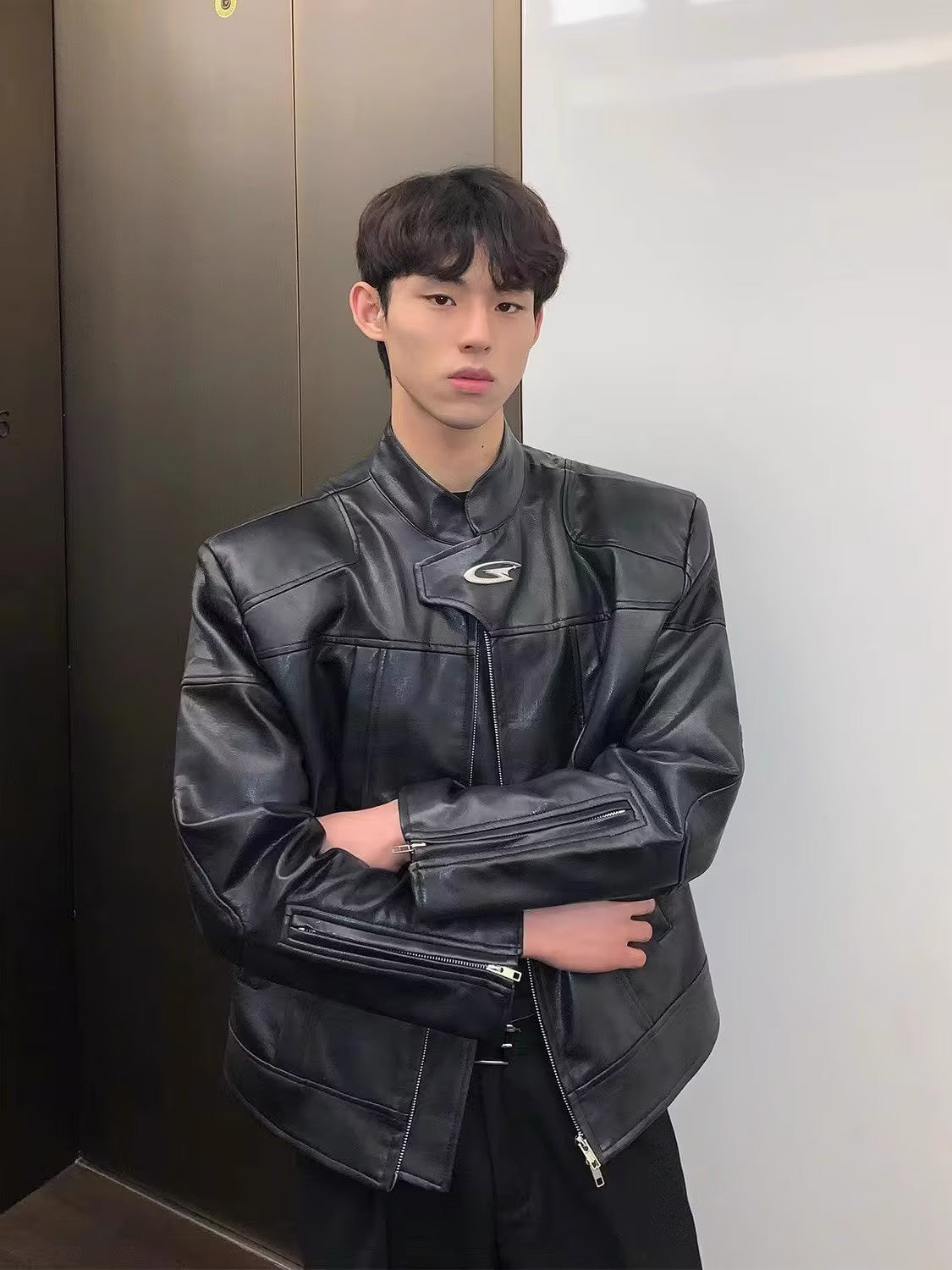 Autumn leather jacket